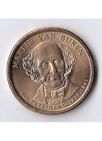2008 -  Dollaro Stati Uniti Martin Van Buren Zecca D